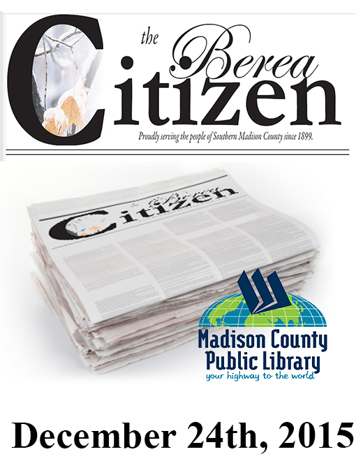 Title details for The Berea Citizen 2015 12/24 by Berea Publishing, Inc - Available